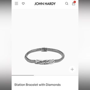 John Hardy Station Bracelet with Diamonds